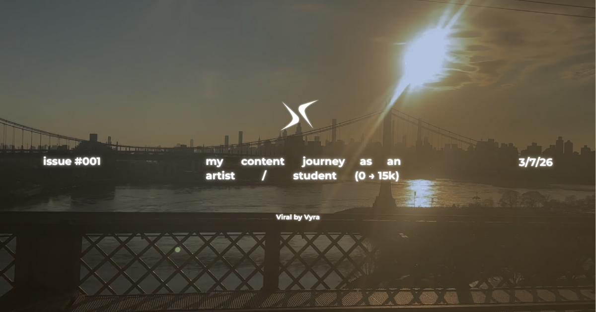 My content journey as an artist/student (0 → 15k)