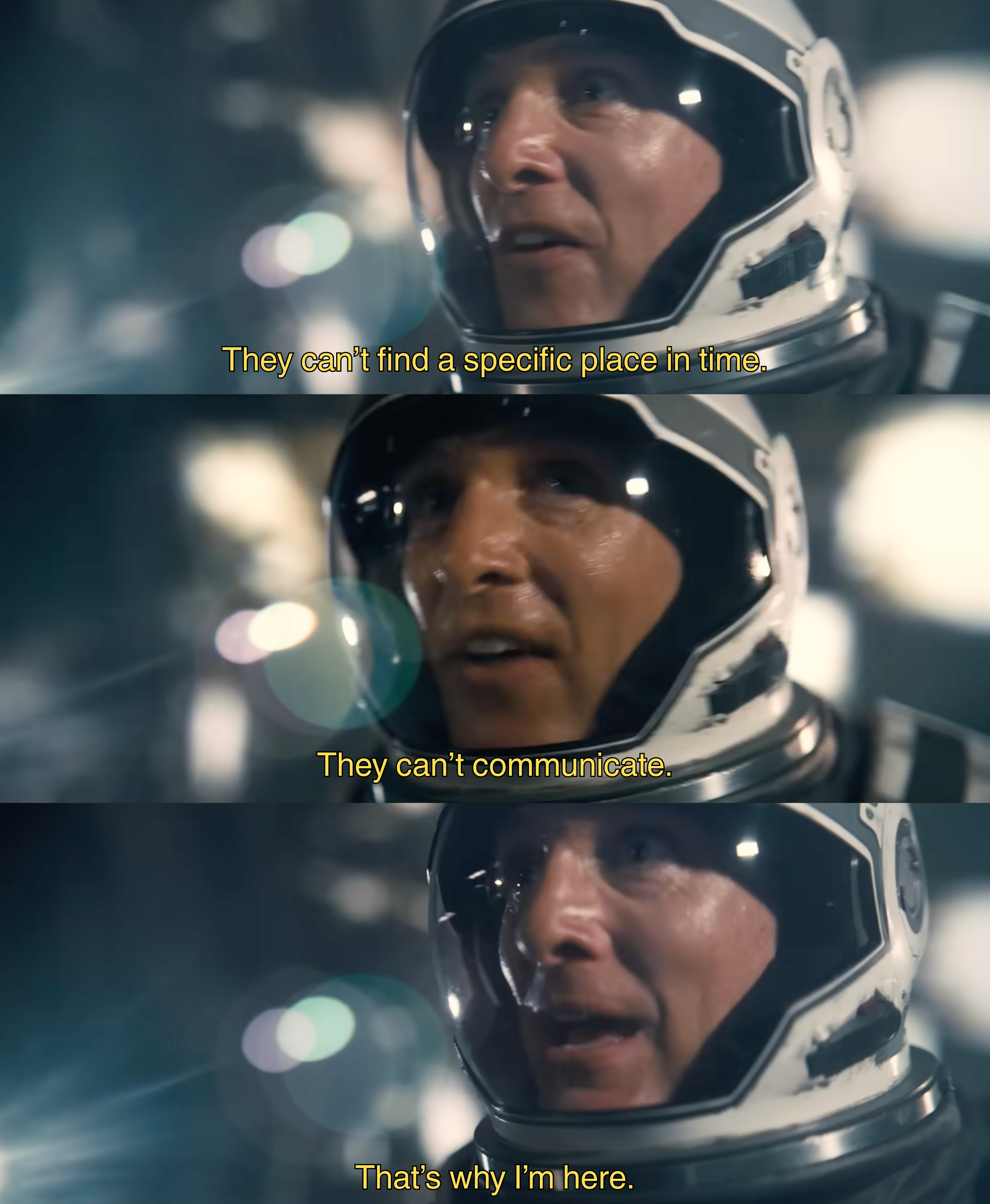 Interstellar tesseract scene